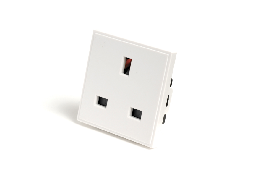 13a Socket Module CLICK 50x50mm Module UK 13A Socket – TDI PRO AV LTD